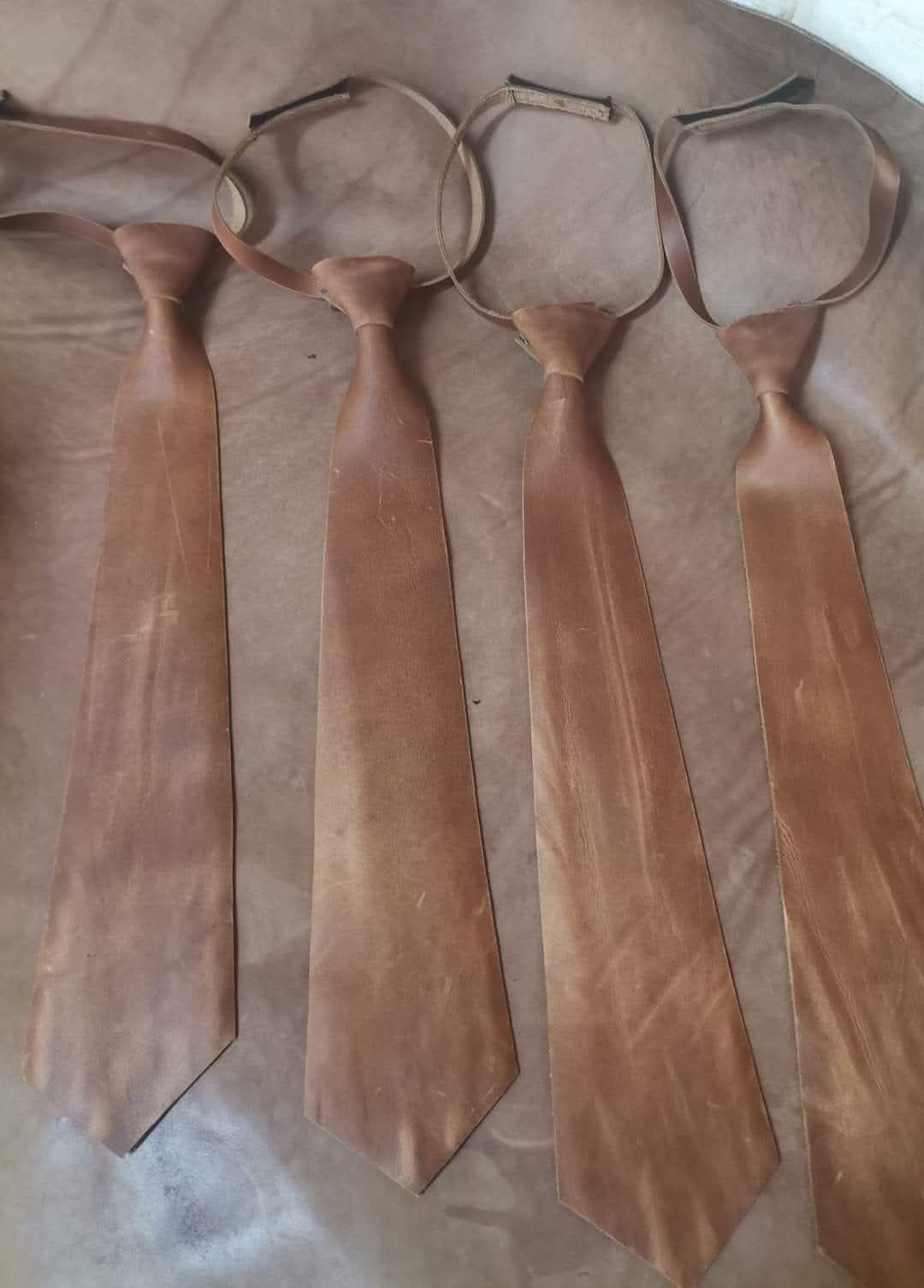 Leather ties & bow ties